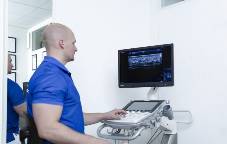 Ultraljud av kalkaxel